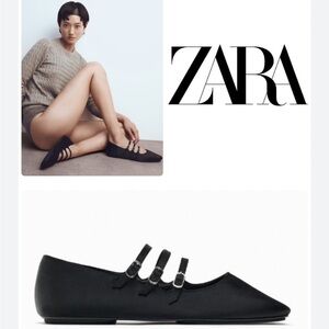 Zara ballet flat shoes NWT size 7.5